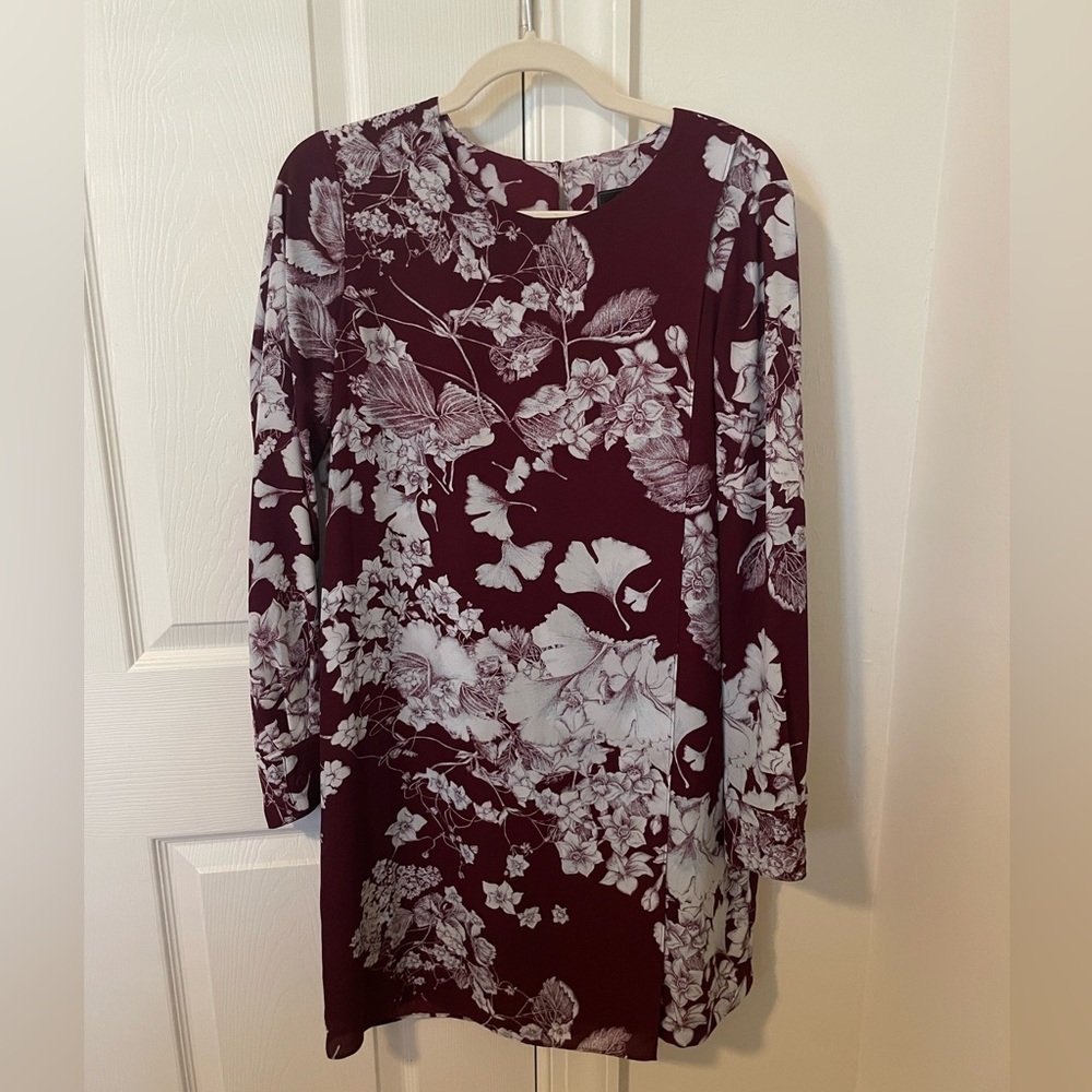 BCBG Maroon Dress